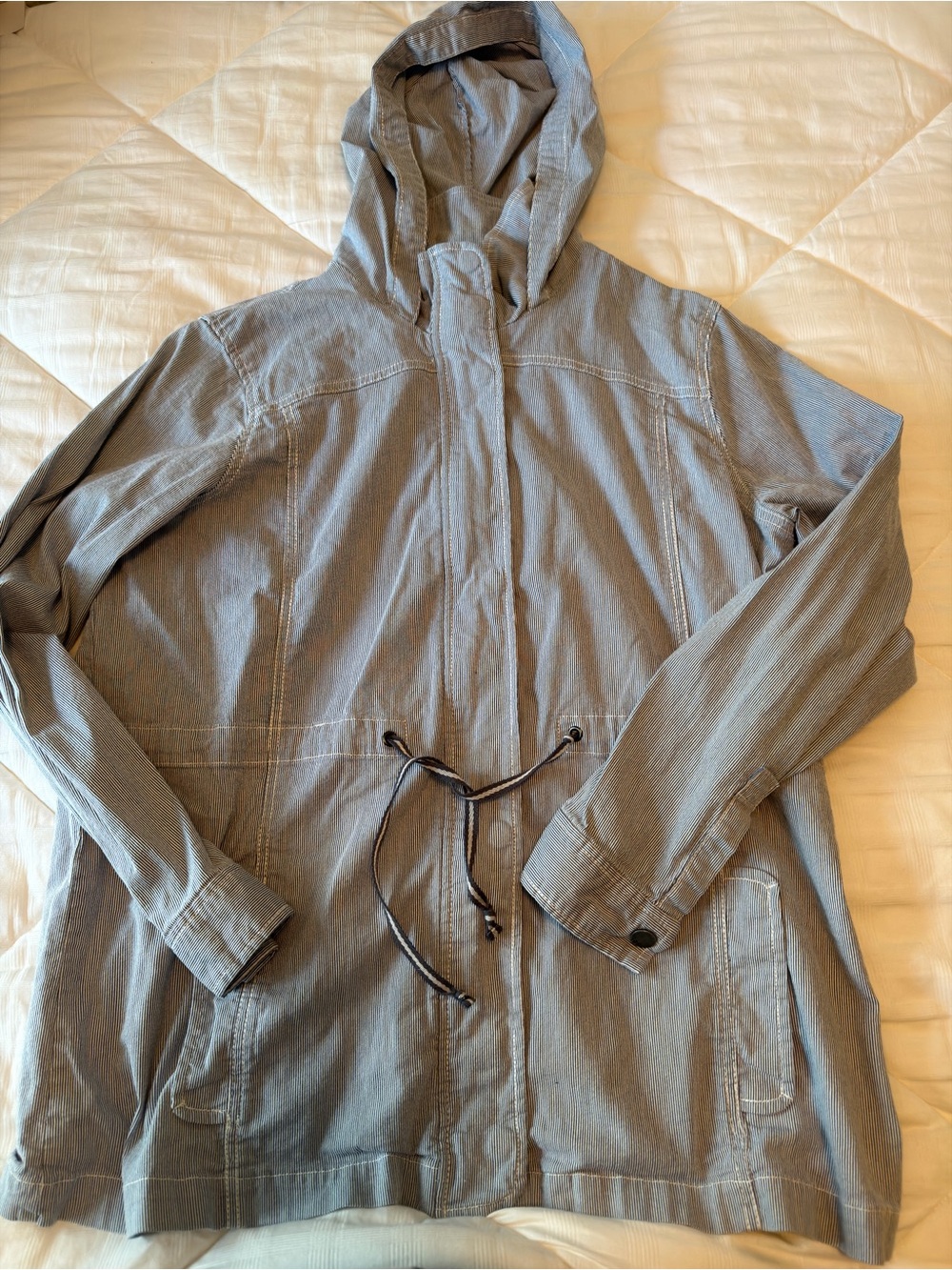 GAP Vintage Railroad Pinstriped Utility Jacket